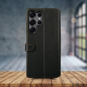 Чохол-портмоне Stenk Premium Wallet для Samsung Galaxy S25 Ultra Чорний