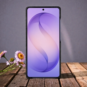 Шкіряна накладка Stenk Cover для Samsung Galaxy S26 Ultra Чорний