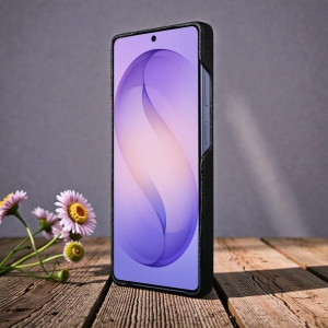 Шкіряна накладка Stenk Cover для Samsung Galaxy S26 Ultra Чорний