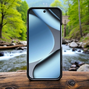 Шкіряна накладка Stenk Cover для Google Pixel 10 Pro Чорна