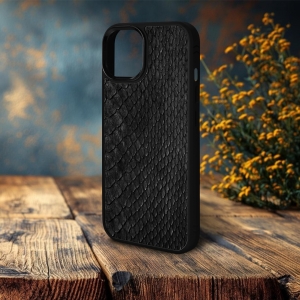 Накладка SkinBacker Mini Python Scales для Apple iPhone 14 Plus Чорний